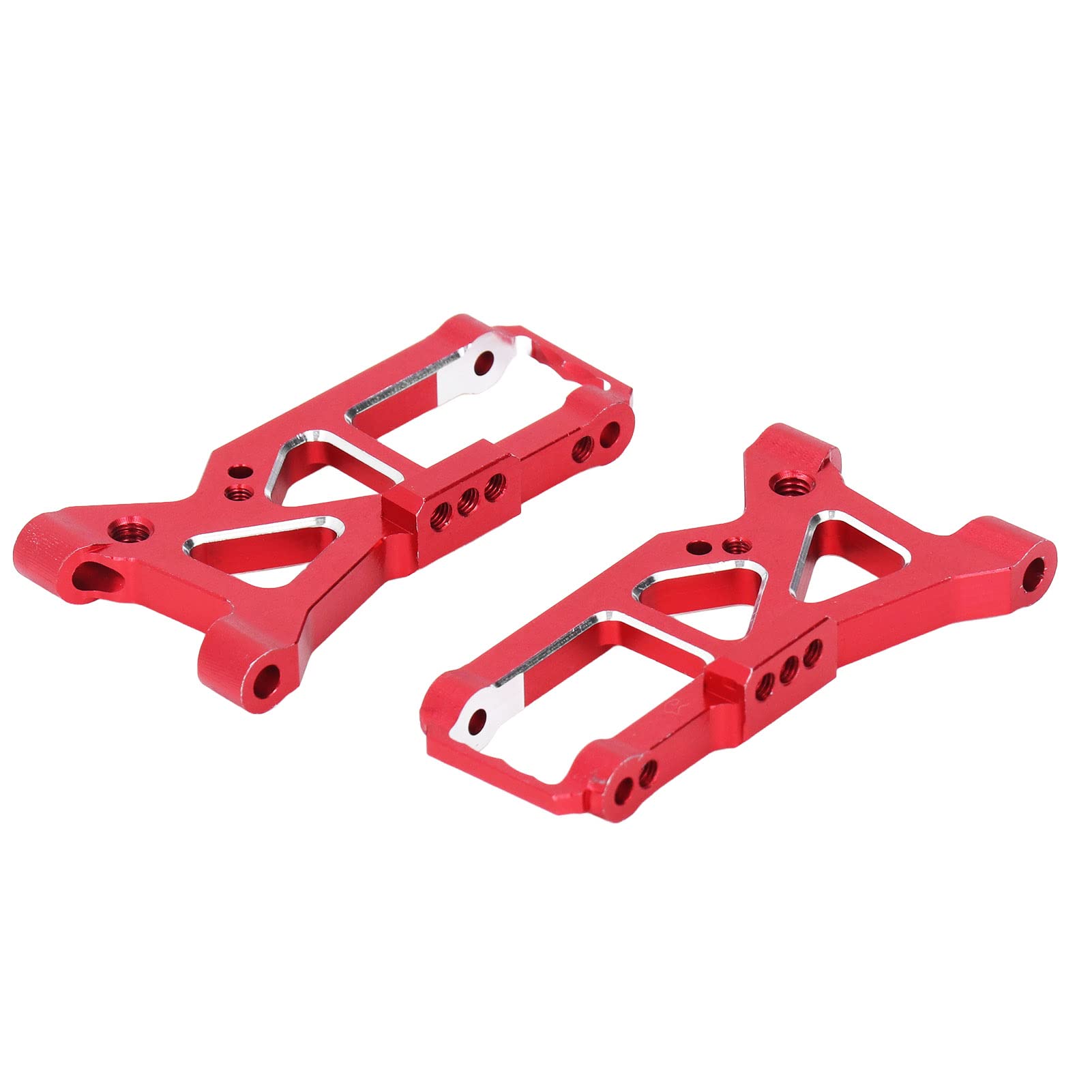 Kit de actualización de coche RC, Kit de piezas de mejora de aleación de aluminio portátil para coche RC 4 Tec C8 1/10, coche deportivo plano (Roja)
