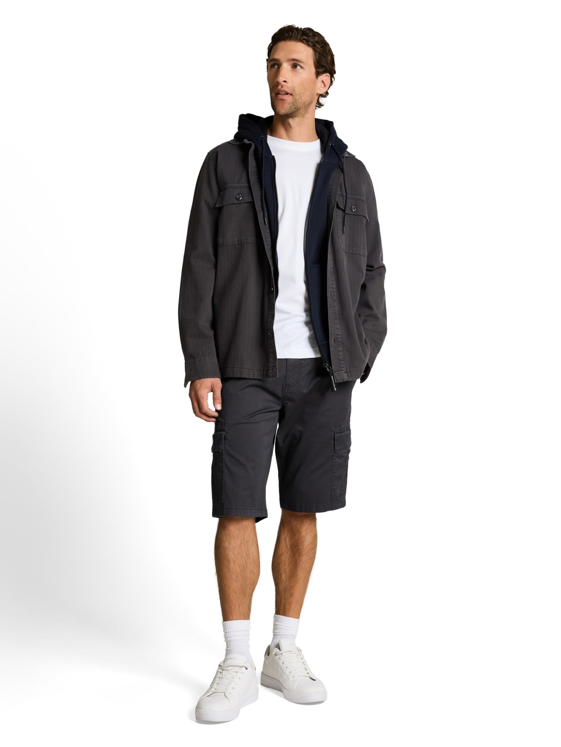 TOM TAILOR Herren Basic Cargo Shorts