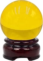 Vista 21 de Feng Shui - Bola de cristal multicolor de 1.969 in, cuentas mágicas naturales raras asiáticas, esfera curativa, globo de cuarzo, bolas de fotografía