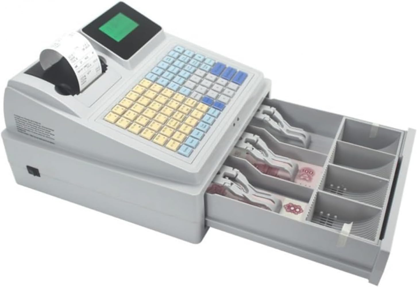 Electronic Register Register Register - Multifunctional Purple - Small Bill Detection - Removable Cash Tray for Commercial Small Business Retail Restaurant POS Register Space Saving Easy Operation - Checkout