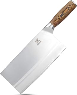 MSY BIGSUNNY Chopping Knife Chinese Chef's Knife, Blade Length 20.5 cm, Large Blade…
