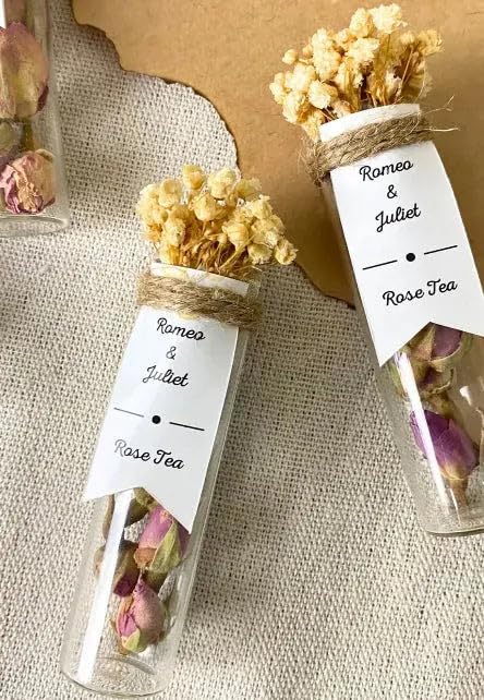 Rose séchée en fiole CréaBySana : décoration poétique pour un intérieur cocooning