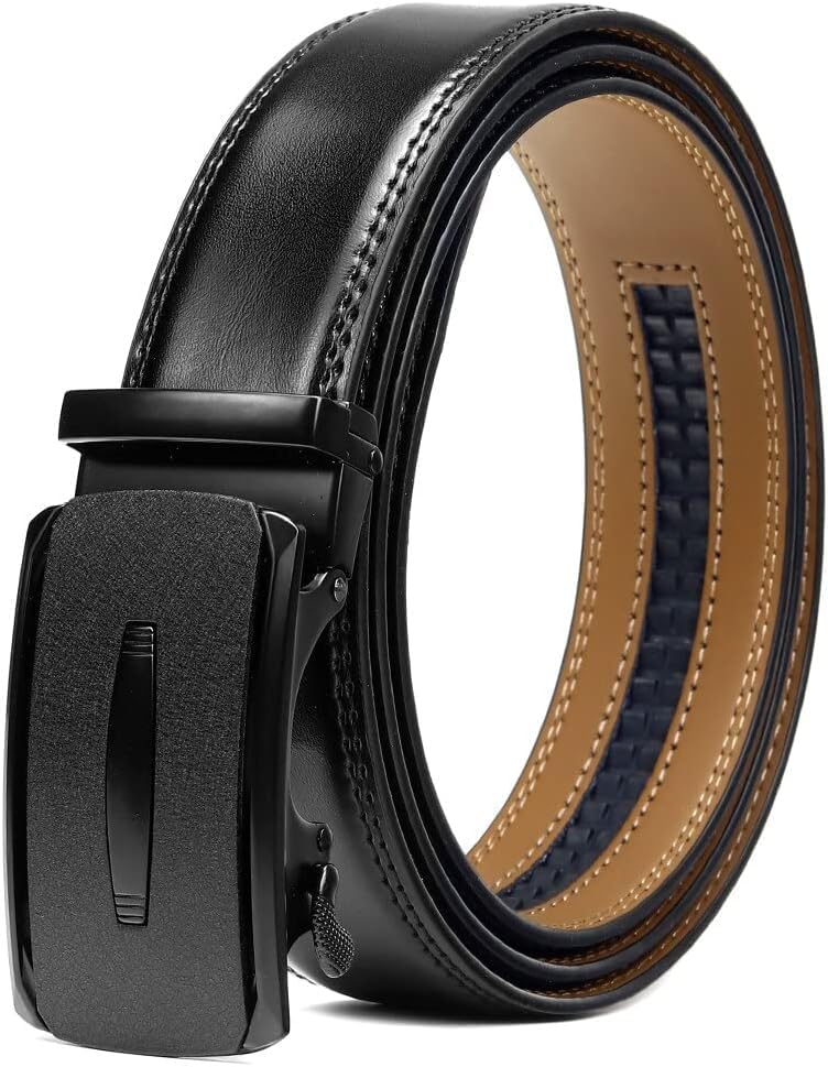 Ceinture pour homme réglable qui ne serre plus la taille grâce aux boucles automatiques
