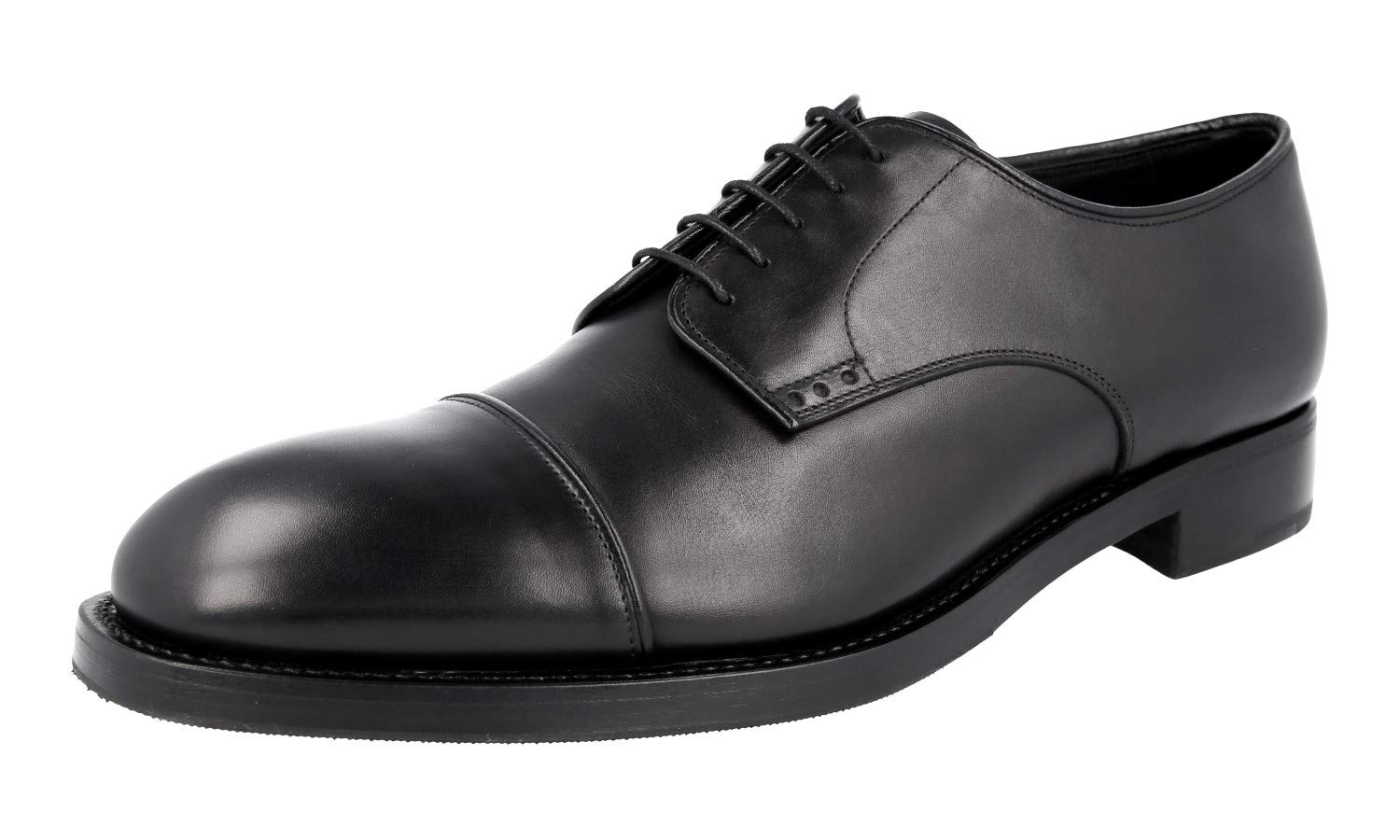 Prada Mens 2dd001 C55 F0c0y Saffiano Leather Business Shoes - Main Image