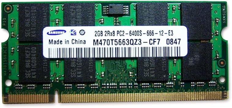 Samsung 2GB DDR2 RAM PC2-6400 200-Pin Laptop SODIMM : Electronics