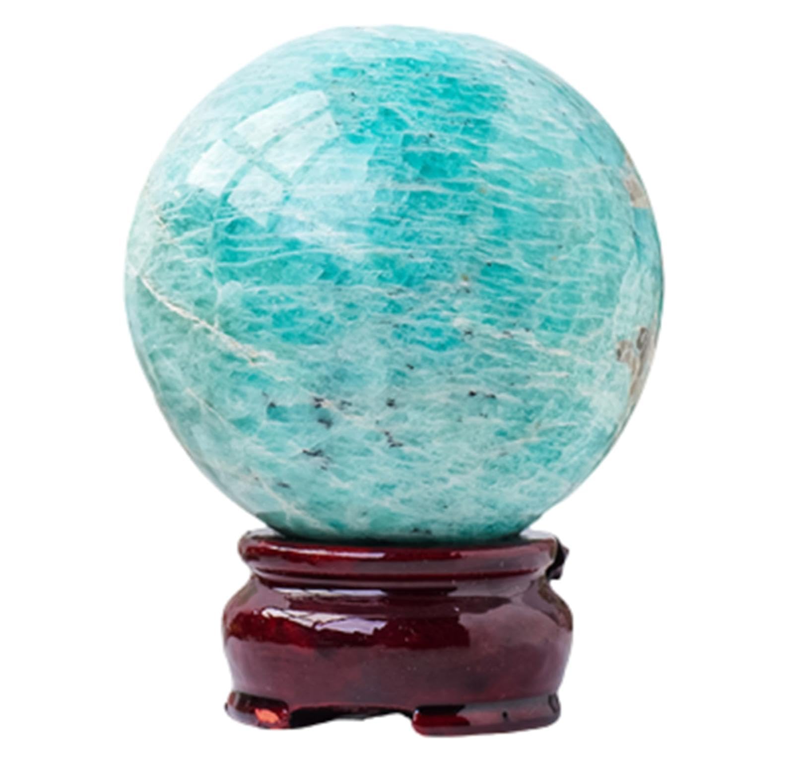 BJXKHFPIV Crystal Ball Gemstone Sphere Home Decorative Balls Feng Shui Gemstone Balls for Decoration Divination,7-7.5cm