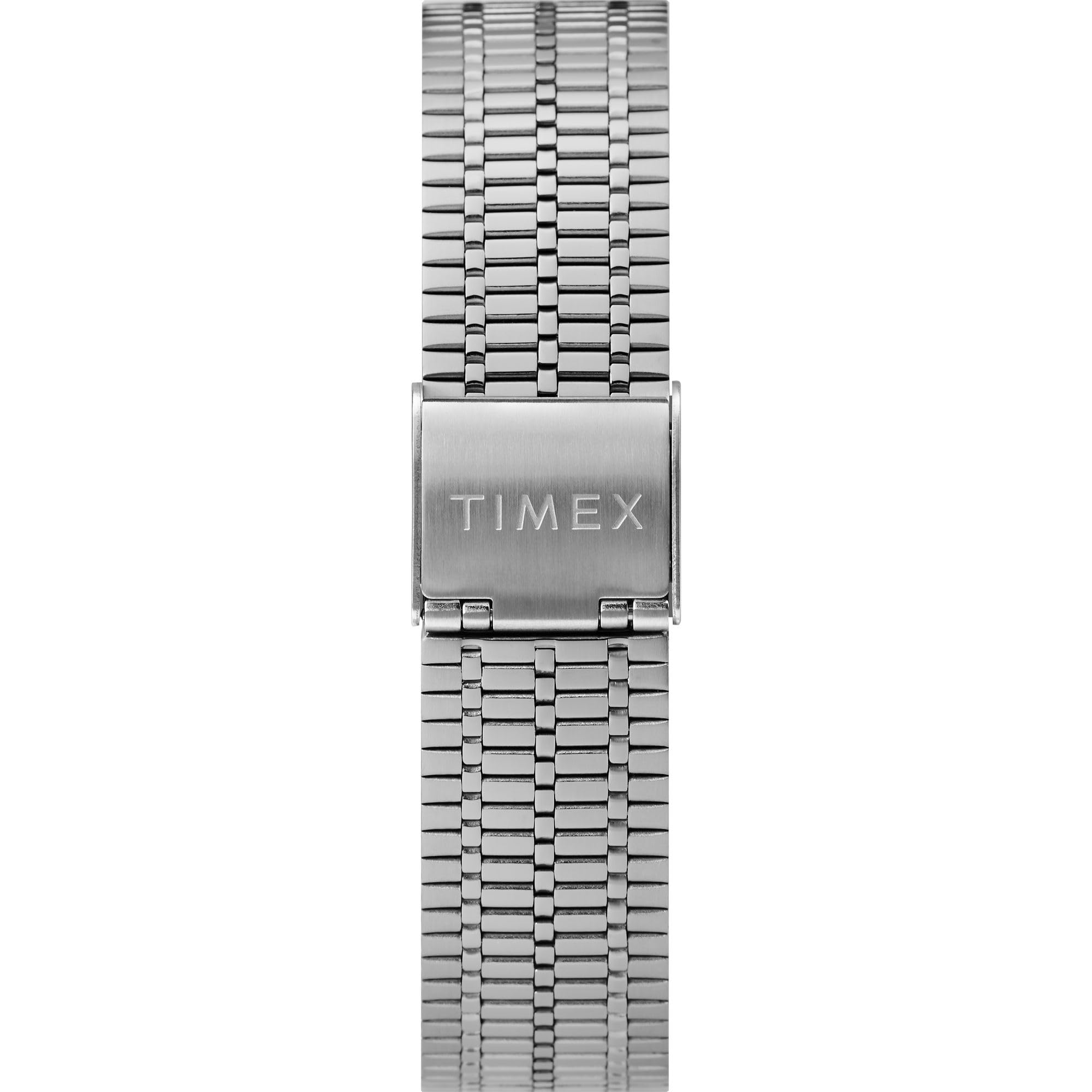 Timex Q Mens 38mm Watch 1979 Reissue Silver-Tone Case Blue Dial BlueRed Top Ring with Stainless Steel Bracelet product thumbnail 4