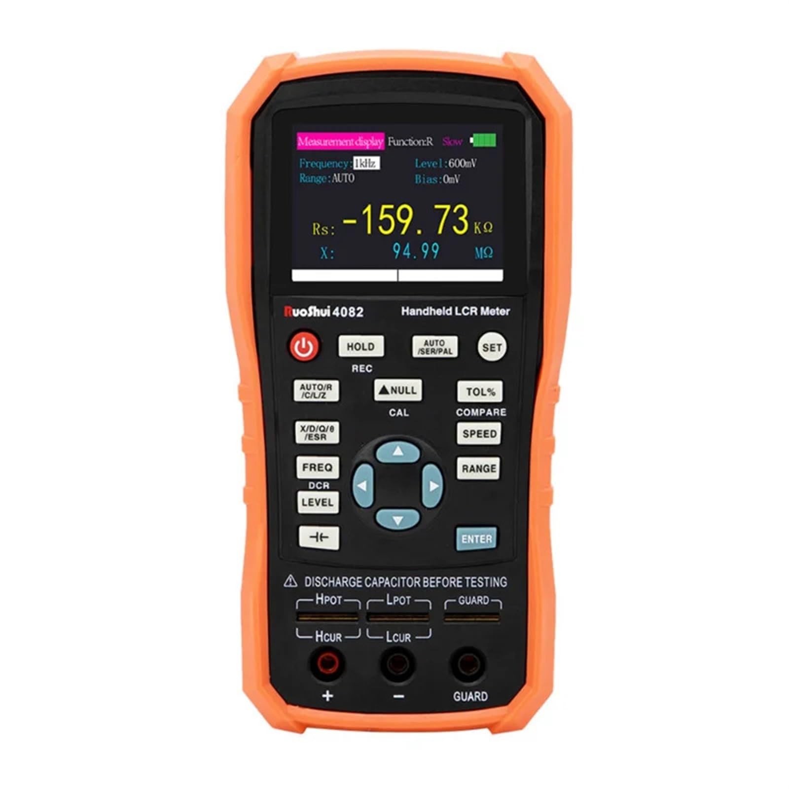 JVDDI Handheld LCR Meter Digital Brid Capacitance Inductance Resistance Multimeter Tester