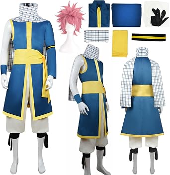 Lmetsky Men Outfit Costume Scarf Uniform Full Set Halloween Men