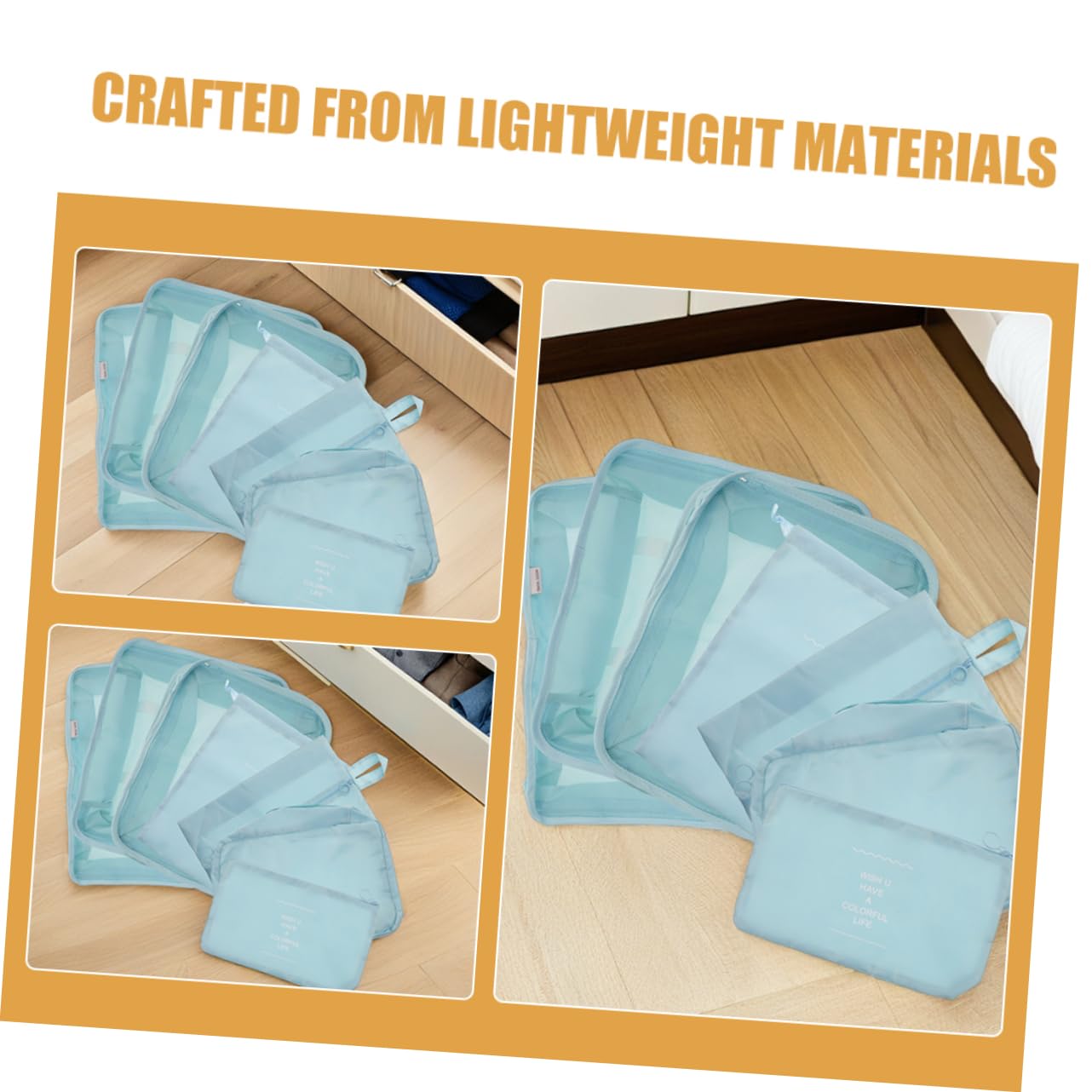 FOMIYES 14pezzi Cubi di Compressione per Imballaggio Viaggi Set Organizer per Valigia da Borsa per Biancheria Intima e Vestiti Borsa per Riporre Scarpe Organizzatori da Viaggio