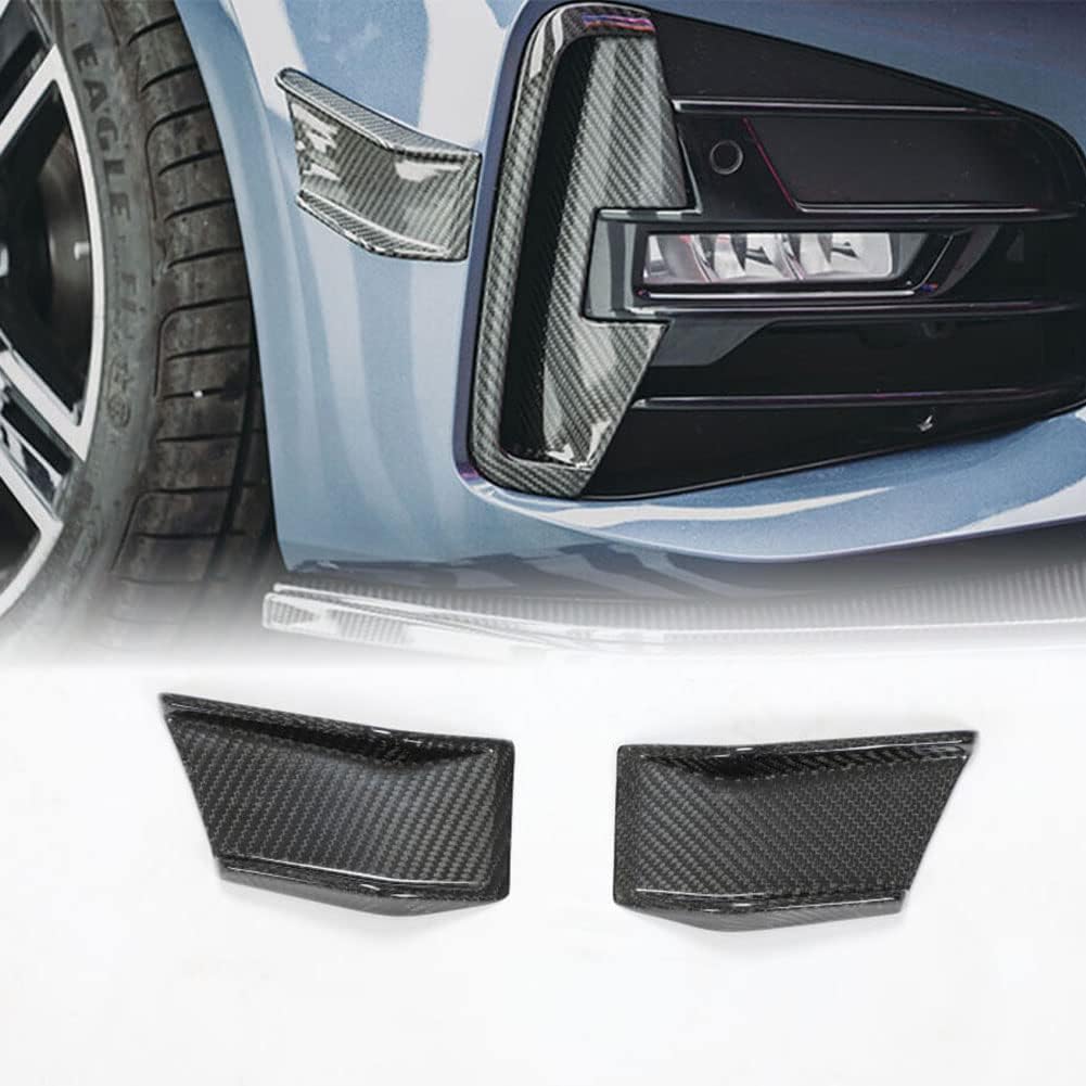 Carbon Fiber Front Bumper Splitters for BMW 4 Series G22 G23 2021-2022 M Sport Coupe&Convertible 430i 440i 2-Door Front Bumper Canards Fins Factory Outlet