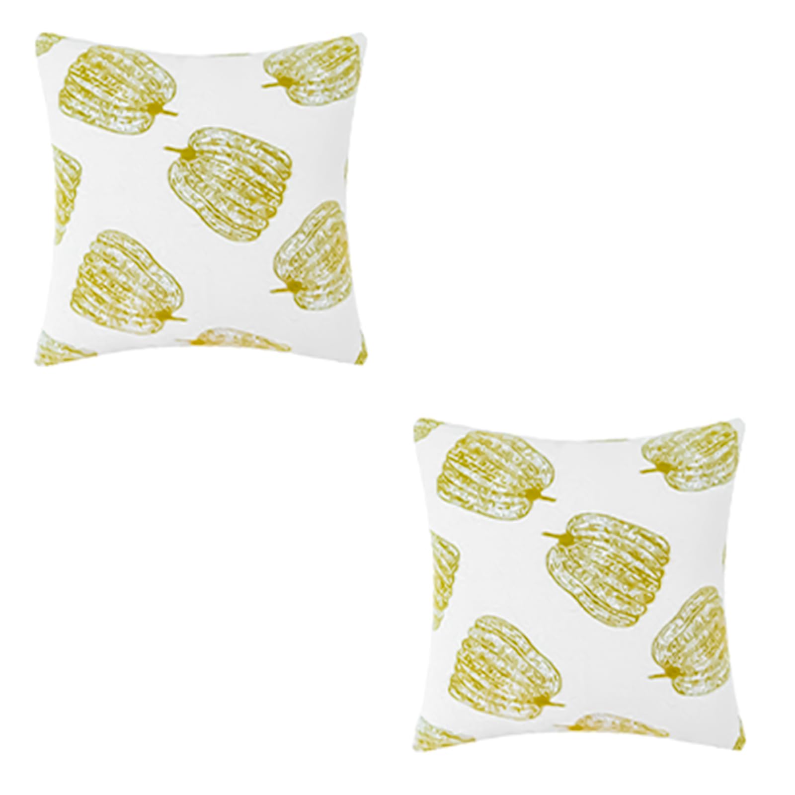 Buxuaaaa Pillow Cover Autumn Pumpkin Throw Pillow Covers Pillowcases 45x45cm for Thanksgiving Couch Accessories 2PCS Covers