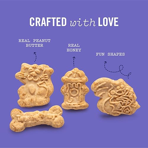 Miniatura 9 de Three Dog Bakery Galletas clásicas horneadas suaves con avena y manzana, golosinas prémium para perros, caja de 13 onzas (114334)