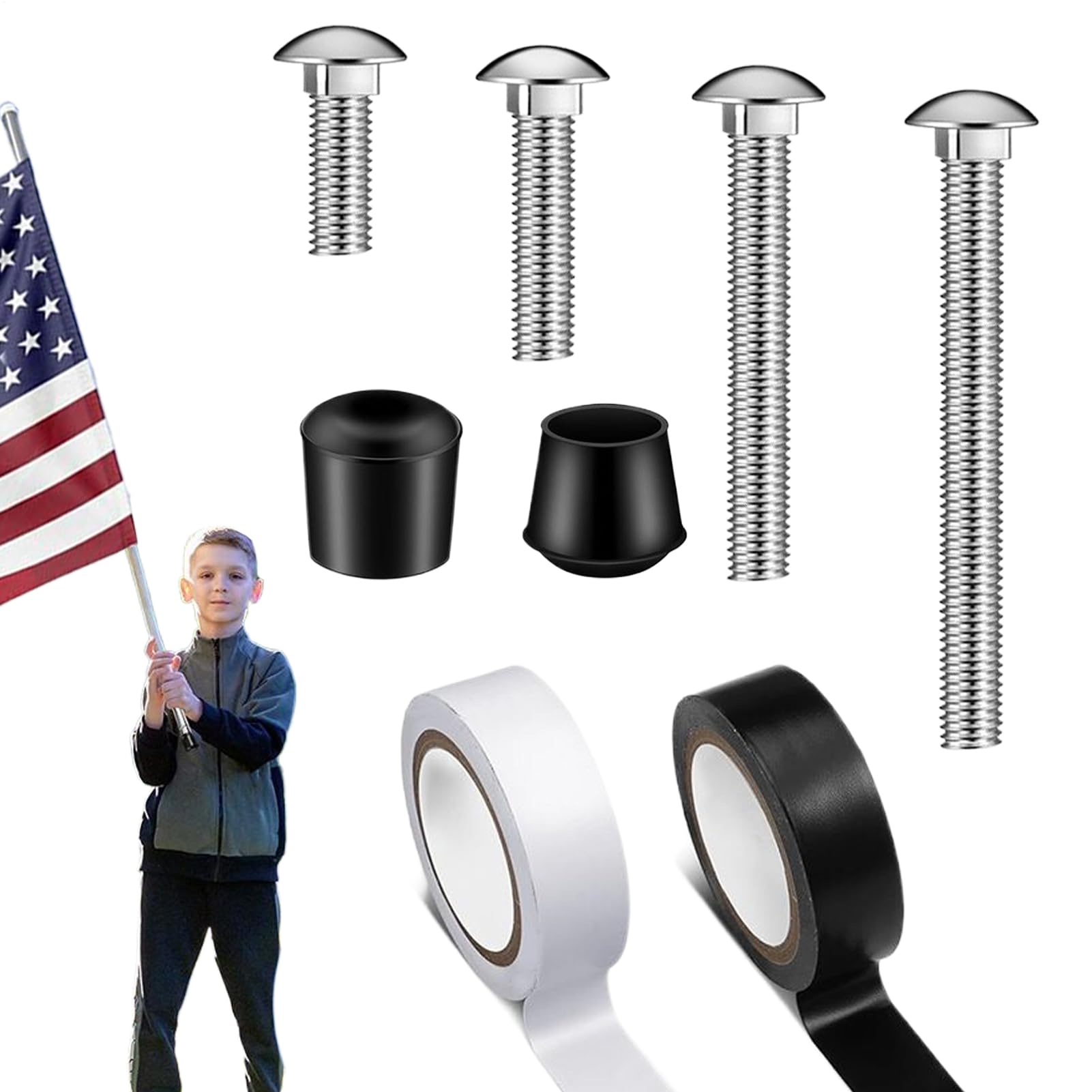 Poids pour mât de drapeau avec protection couleur anti-choc