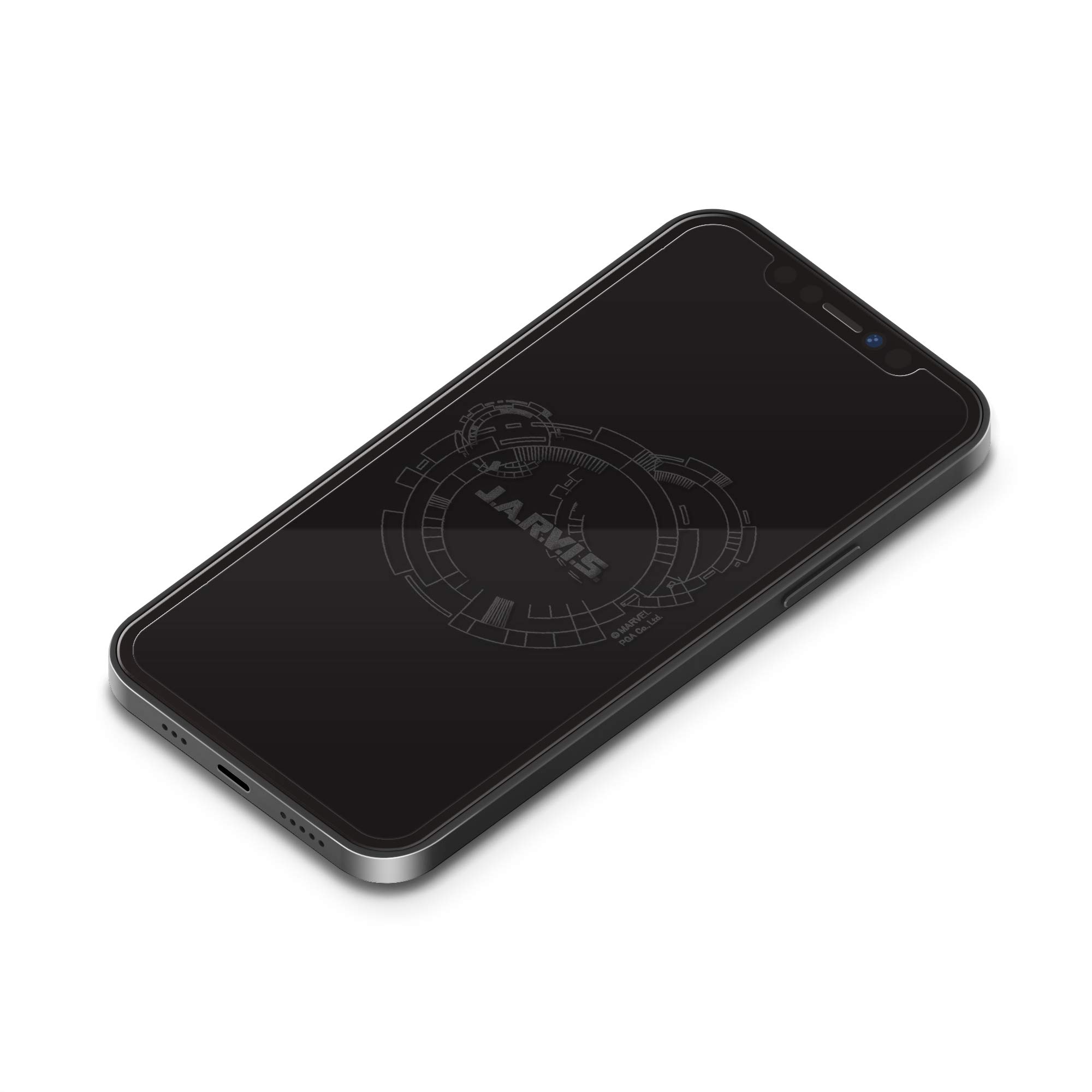 Premium Style iPhone 12/12 Pro用 液晶保護ガラス ［ジャービス］ PG-DGL20G03IRM
