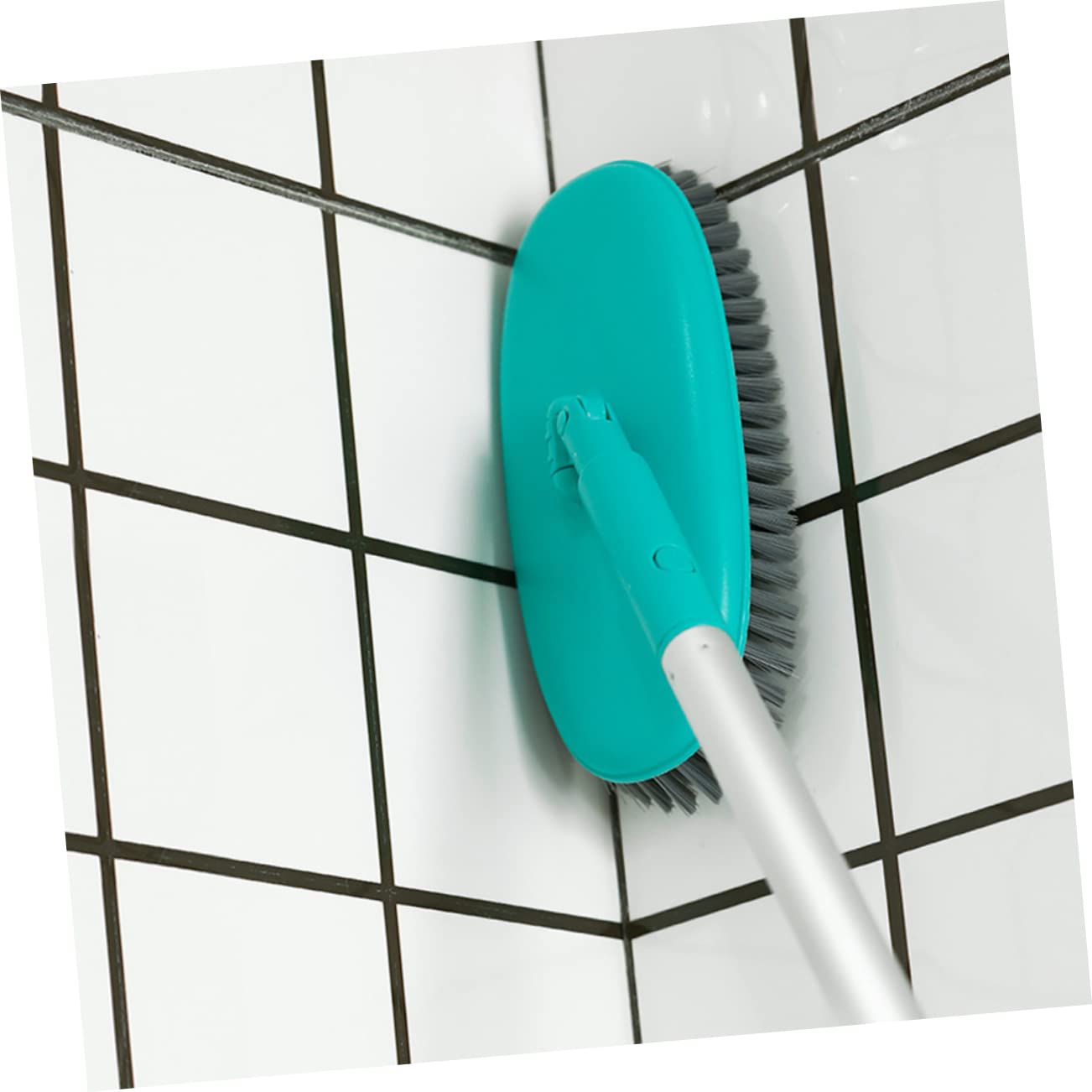 Cepillo de Limpieza de Piso de Mango Flexible Herramienta de para Azulejos Durable para Hogar y Baño