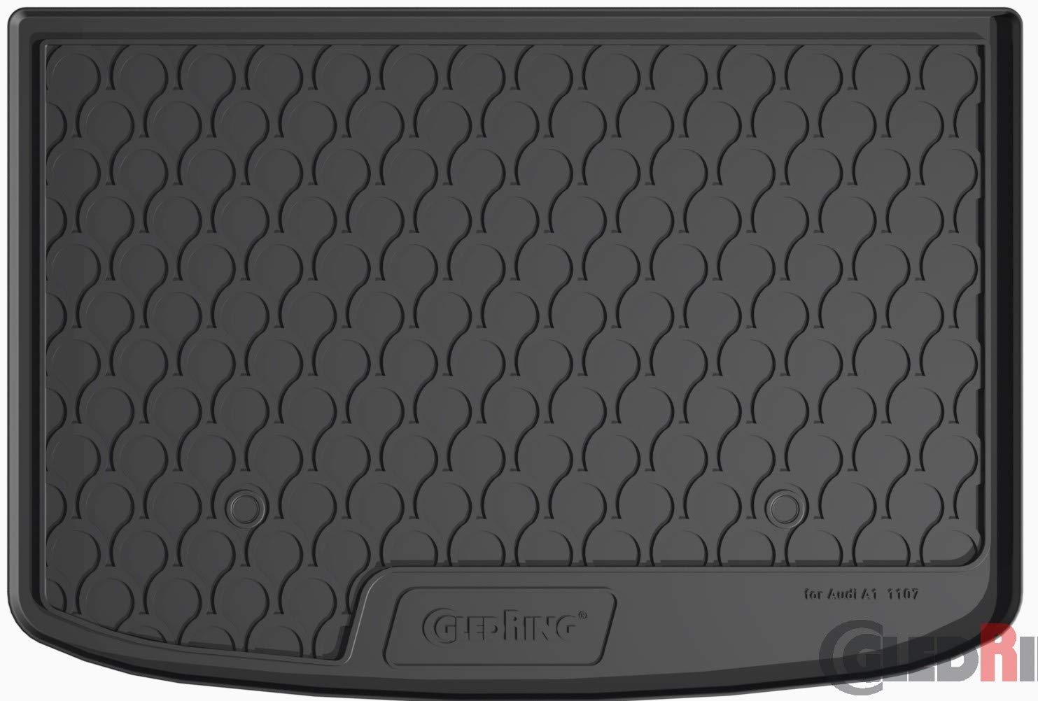 Gledring USA Custom Fit All-Weather Rubber Cargo Liner Intended for Audi A1 Sportback 2012-2018 No Trimming Required Tailored
