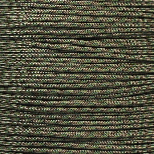 West Coast Paracord Tactical 5-Strand Nylon Core 275-LB Tensile Strength - 3/32 Inch (2.38mm) Paracord Rope (Multi Camo, 50 Feet)