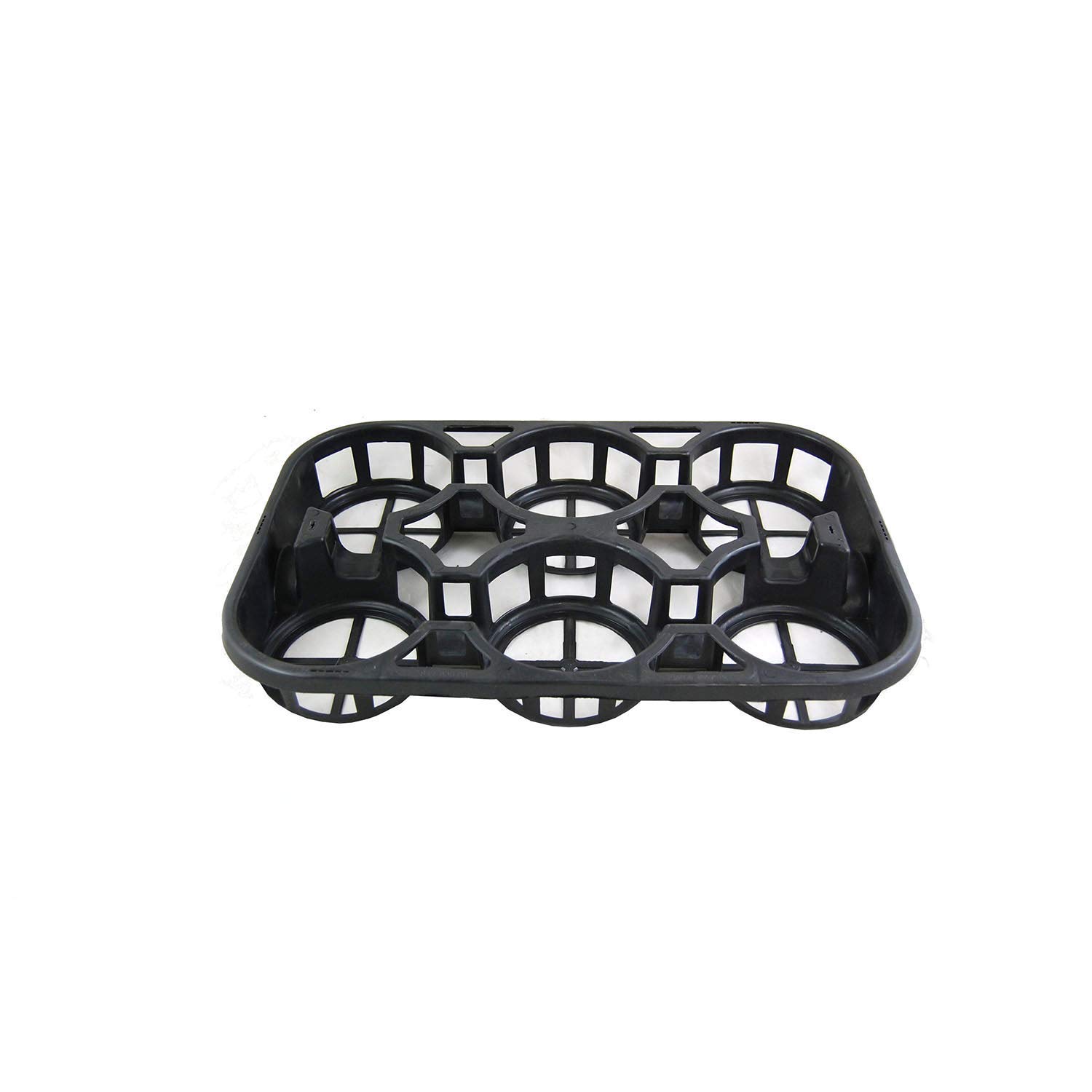 Grower's Solution Greenhouse Carry Tray - 6 Pocket Carrier - Holds Trade Gallons & Shuttle Pots - 10 Trays