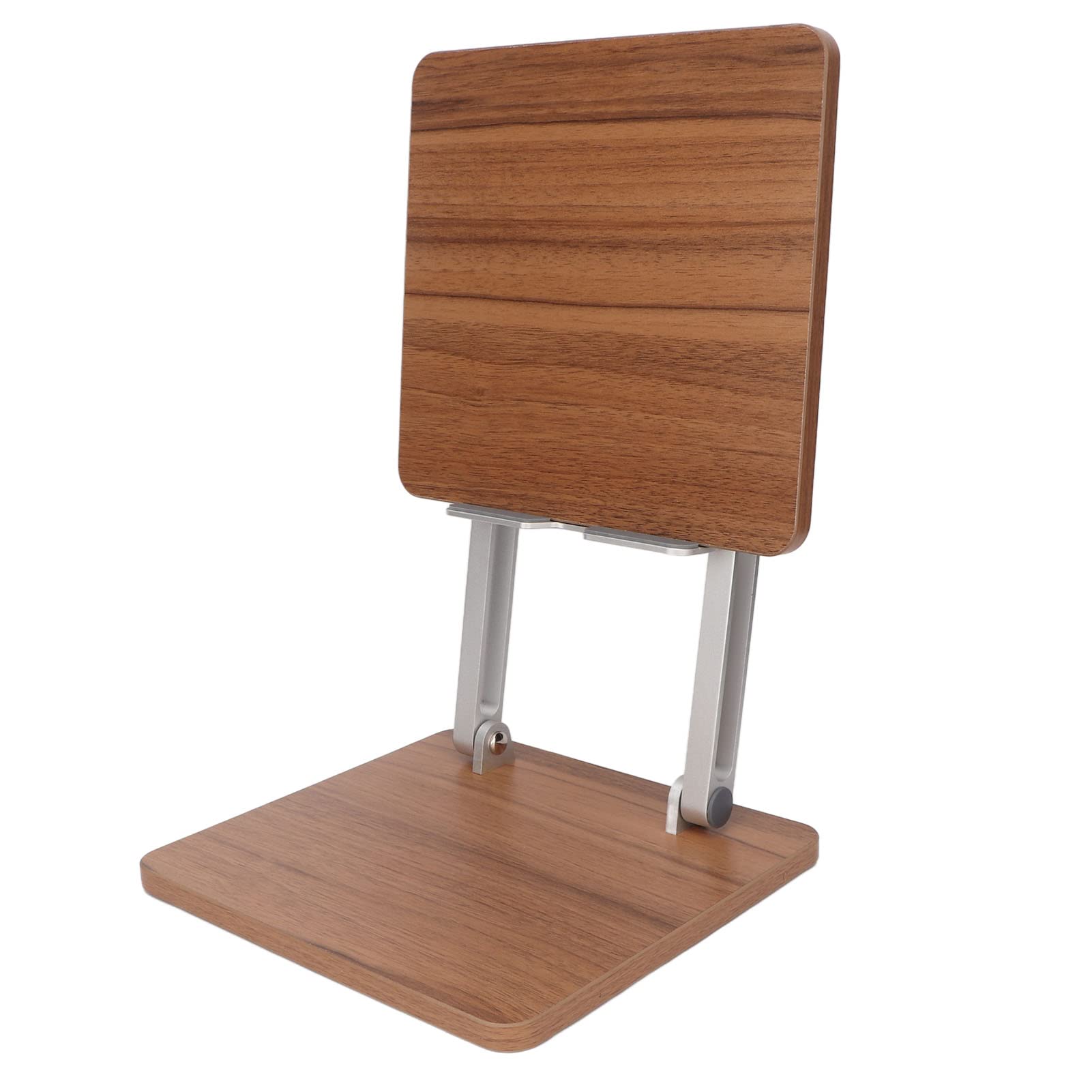 Supporto per Laptop in Legno, Supporto per Libri Regolabile, Altezza e Angolo Personalizzabile del Laptop Riser, in Lega di Legno Profondo in Lega di Alluminio, per i Telefoni