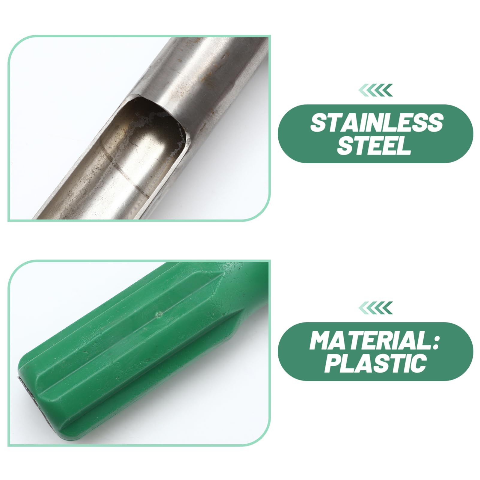 ibasenice Campionatore di Cereali in Acciaio Inox per Grano, Mais e Riso Manico in Legno Ergonomico da 50 Cm, Strumento Professionale per Campionamento Terreno e Fertilizzanti