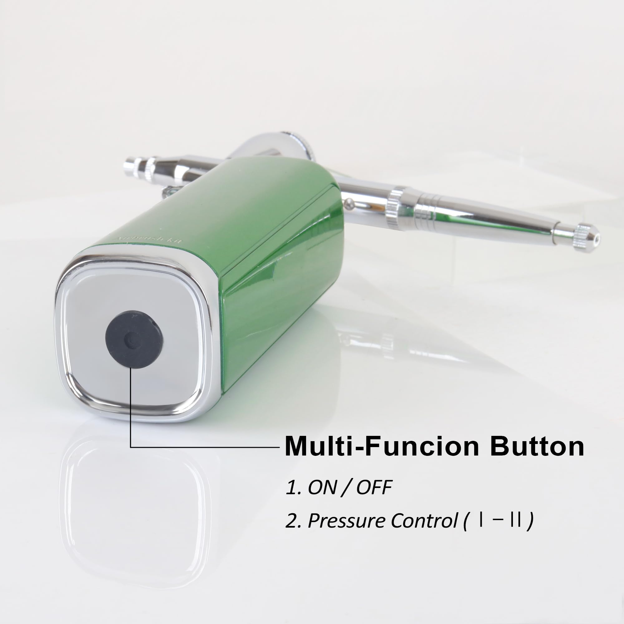 Kit de aerógrafo inalámbrico de alto flujo de aire, compresor de cepillo de aire inalámbrico portátil, mini cepillo de aire recargable, pistola de aerógrafo portátil para barbero, pintura de