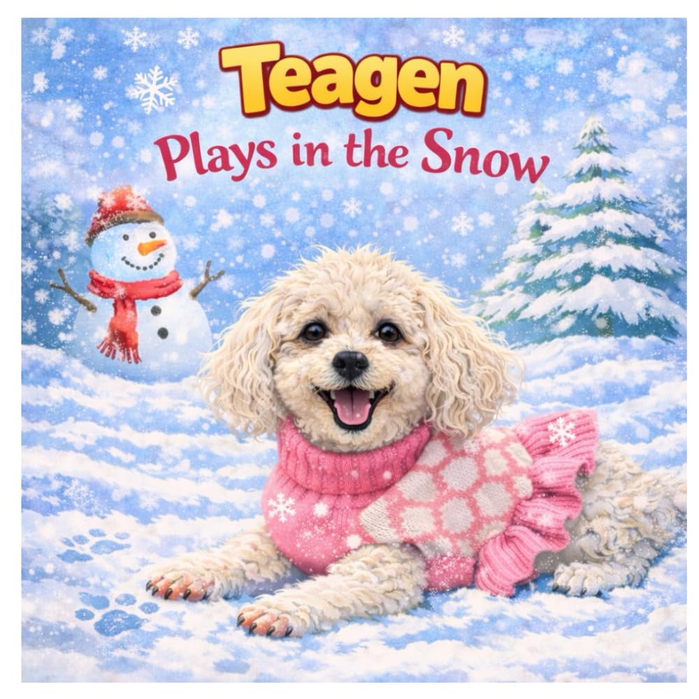 Teagen: Plays in the Snow: 5 (A Dog Named Teagen)