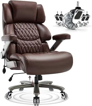 700lbs Big and Tall Office Chair, Large Heavy Duty Computer Desk Chair