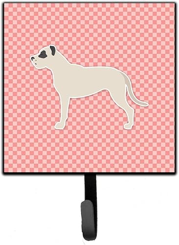 Caroline's Treasures BB3667SH4 Dogo Argentino - Correa rosa o soporte para llaves, 7 de alto x 4.25 W, multicolor