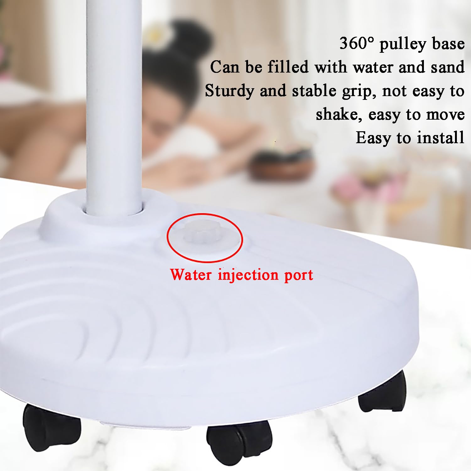 Lampada a Infrarossi Lontani Da Supporto, Lampada Termica a Luce Rossa a Infrarossi Da 275 W Con Copertura In Rete Antiscottatura, Regolazione Del Sollevamento, Temperatura Regolabile 0-115 Gradi