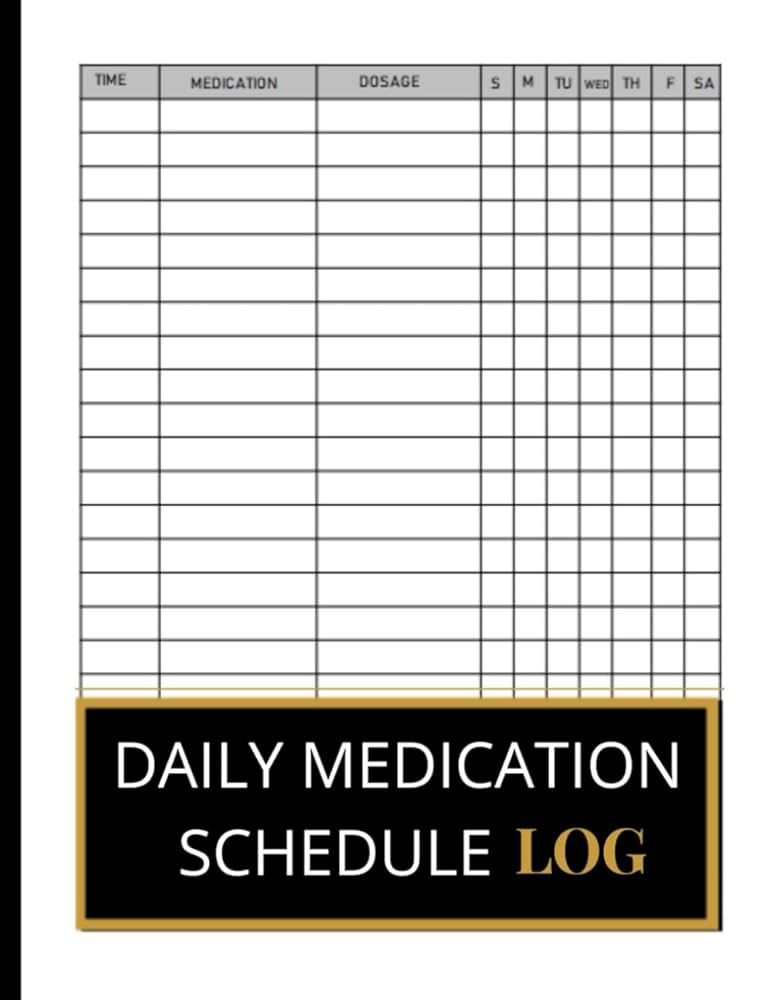daily-medication-schedule-log-effortlessly-manage-and-track-your-medication-intake-for-optimal-health-120-page-si-zin-adamis-amazon-com-books for Free Printable Medication Schedule Template Daily Medication Schedule Log: Effortlessly Manage and Track Your Medication Intake for Optimal Health, 120 Page: SI ZIN, ADAMIS: Amazon.com: Books for Free Printable Medication Schedule Template