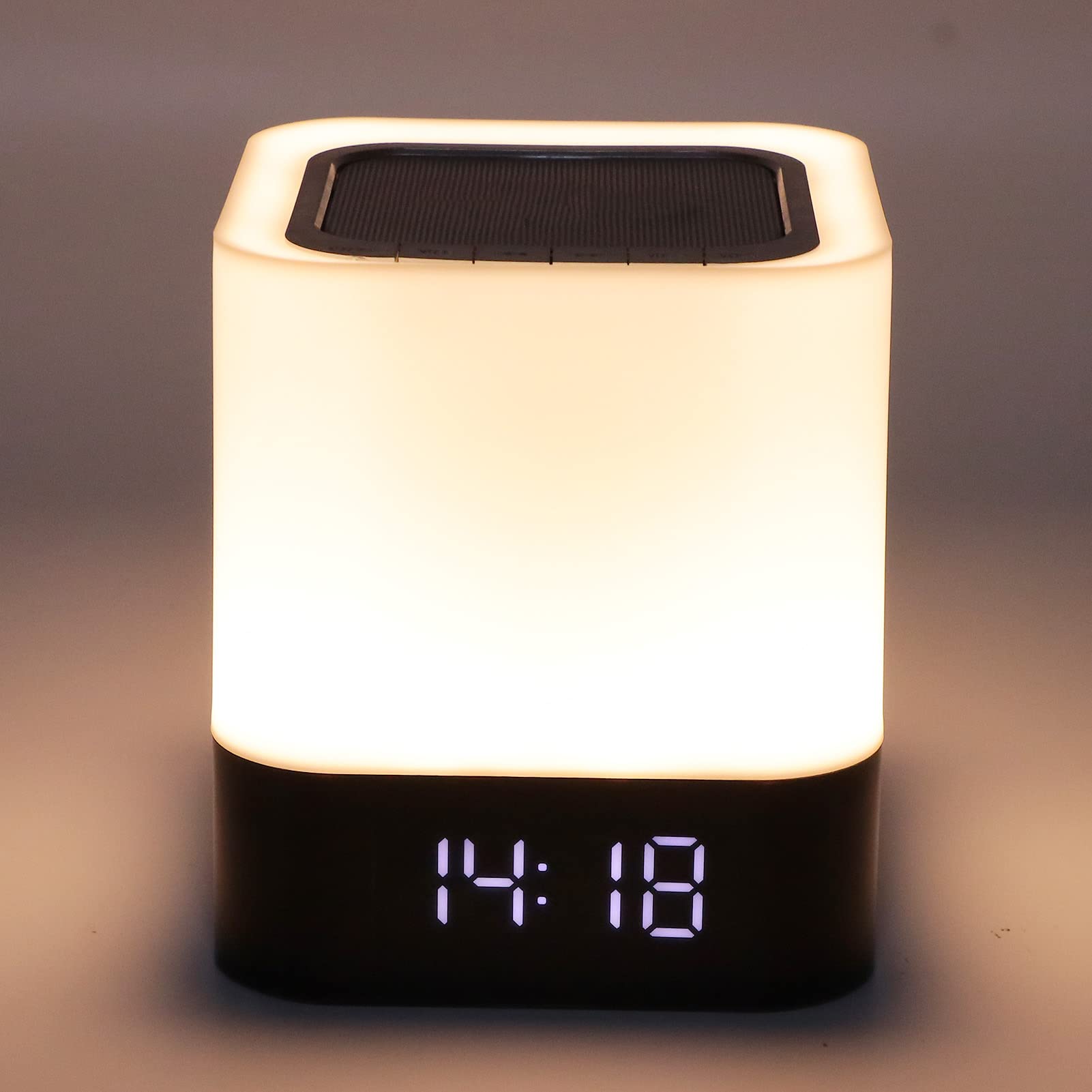 Altoparlante Sveglia Bluetooth con Luce LED Touch Control per la Lettura del Tempo Libero e la Camera dei Bambini, Design Portatile