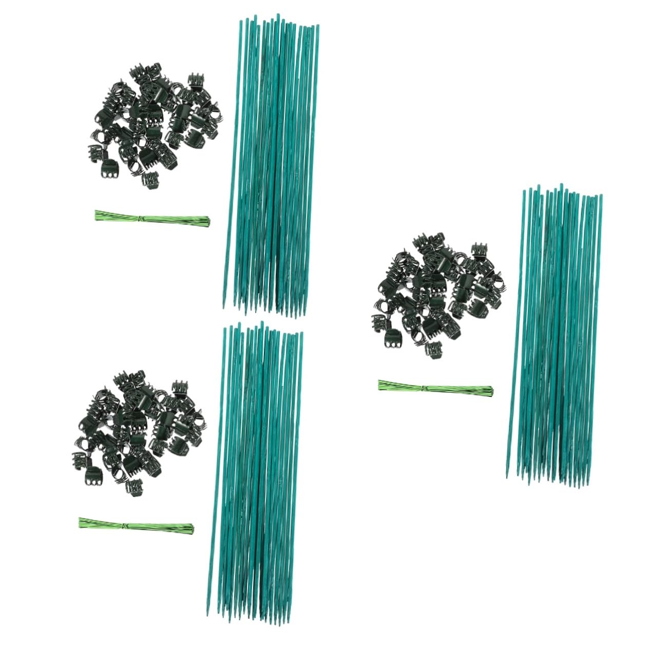 Toyvian Lot De 3 Tuteurs pour Plantes De Jardin Support pour Compositions Accessoires De Jardinage en Bambou