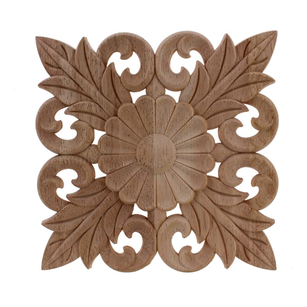 Sculpture bois d'ornement applique cadre d'angle pour un salon style ancien
