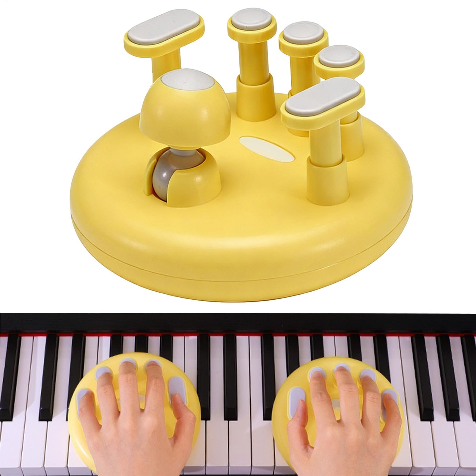 Entrenador De Dedos Para Piano Herramienta Ortopédica para Presión de Dedos | Ejercitador de Manos para Lecciones de Música, Práctica en Hogar, Aula o Escuela