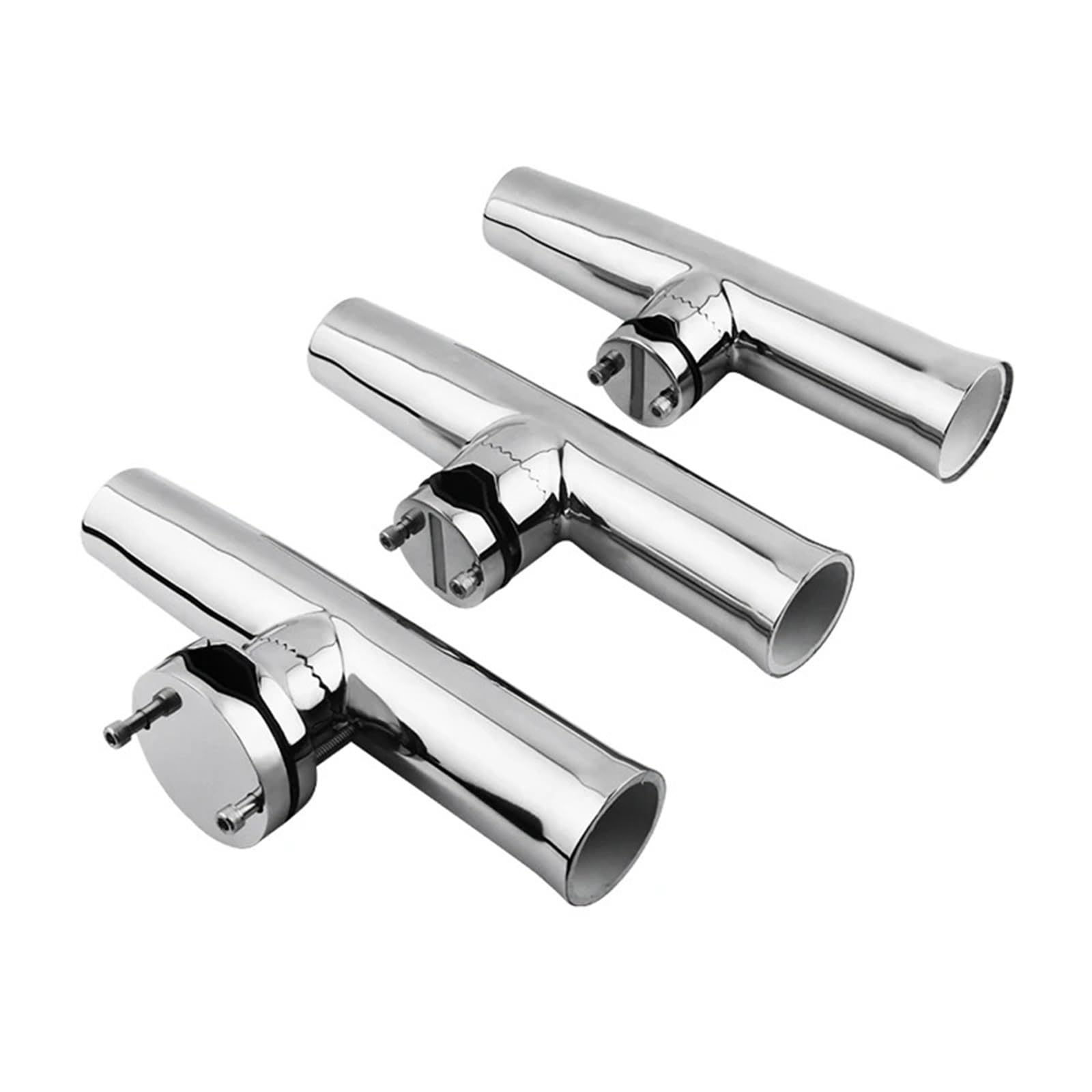 1 soporte for caña de pescar de acero inoxidable, color, con rotación de 360 ​​grados y abrazadera ajustable for barco.(19-26mm)