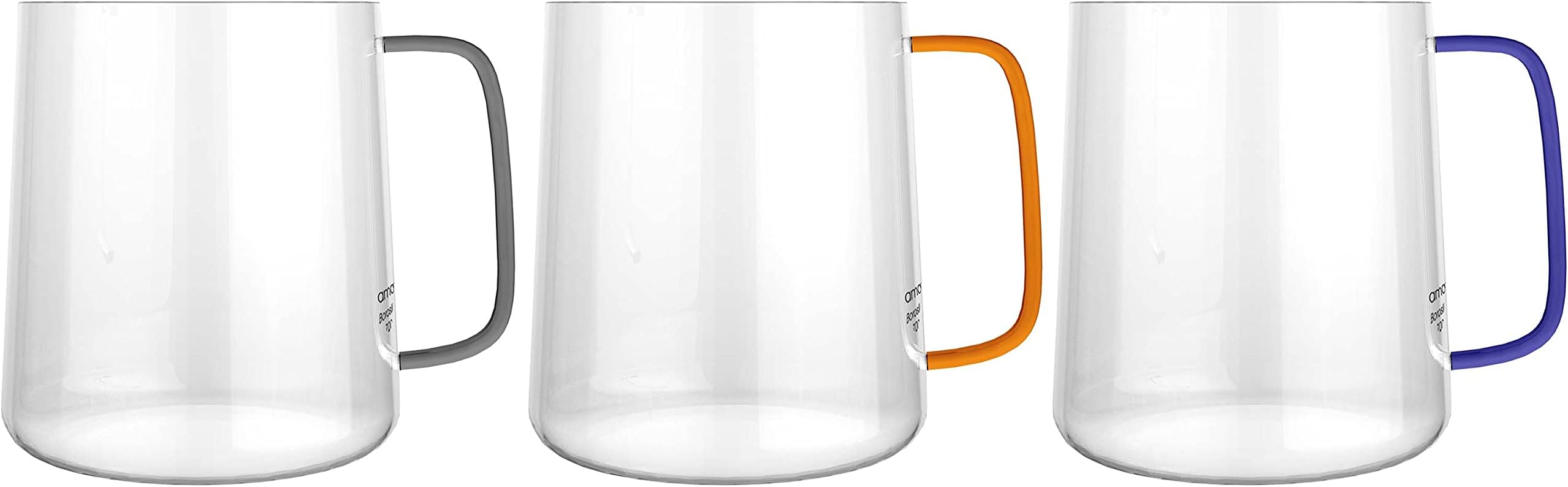 Bormioli Rocco Lot De 24 Tasses à Expresso En Verre Avec Poignée En