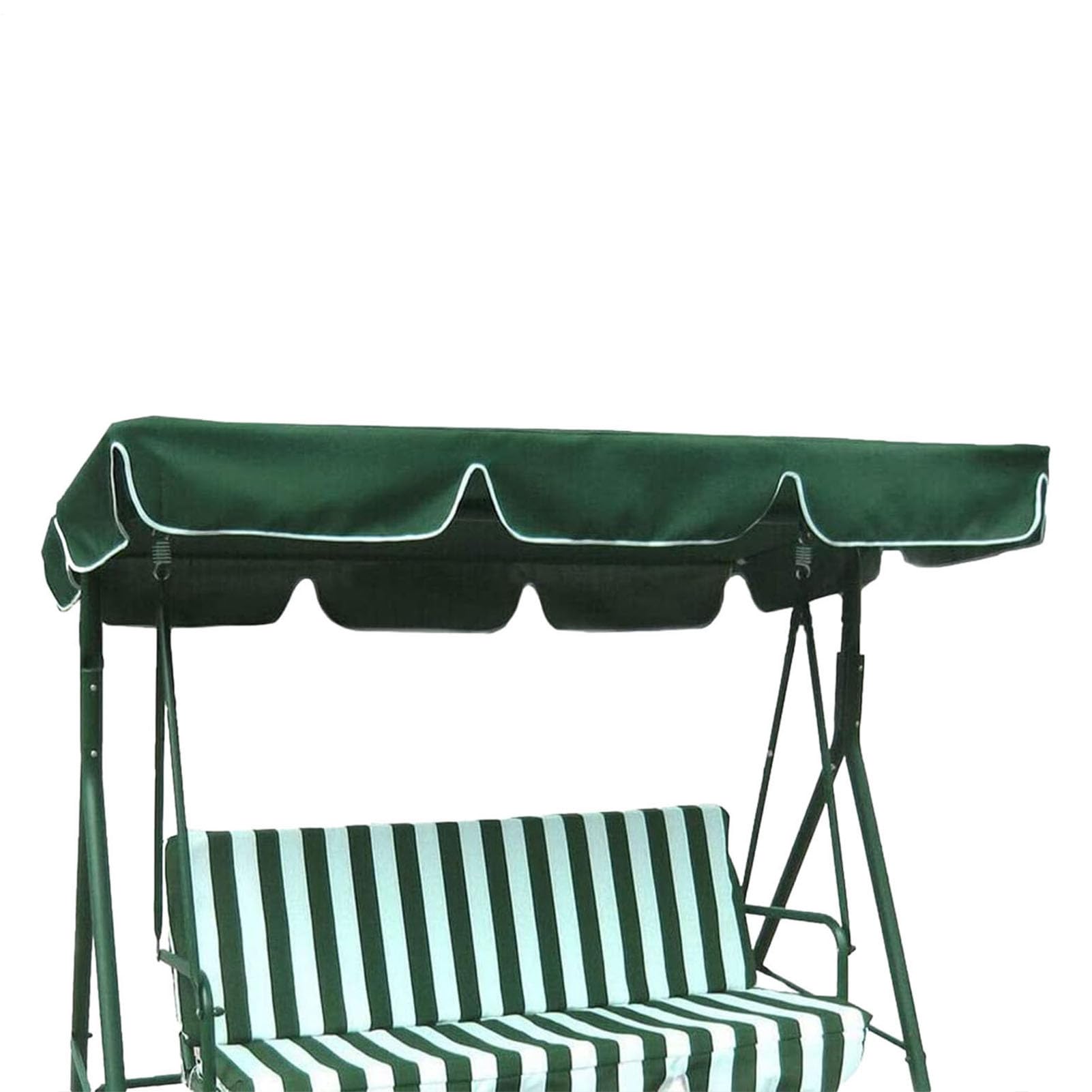 Swing Canopy Replacement Part: Cover Size 164x114x15cm, Polyester Fabric Shade, Waterproof Solar Canopy with UV Resistant Surface | Outdoor Canopy for