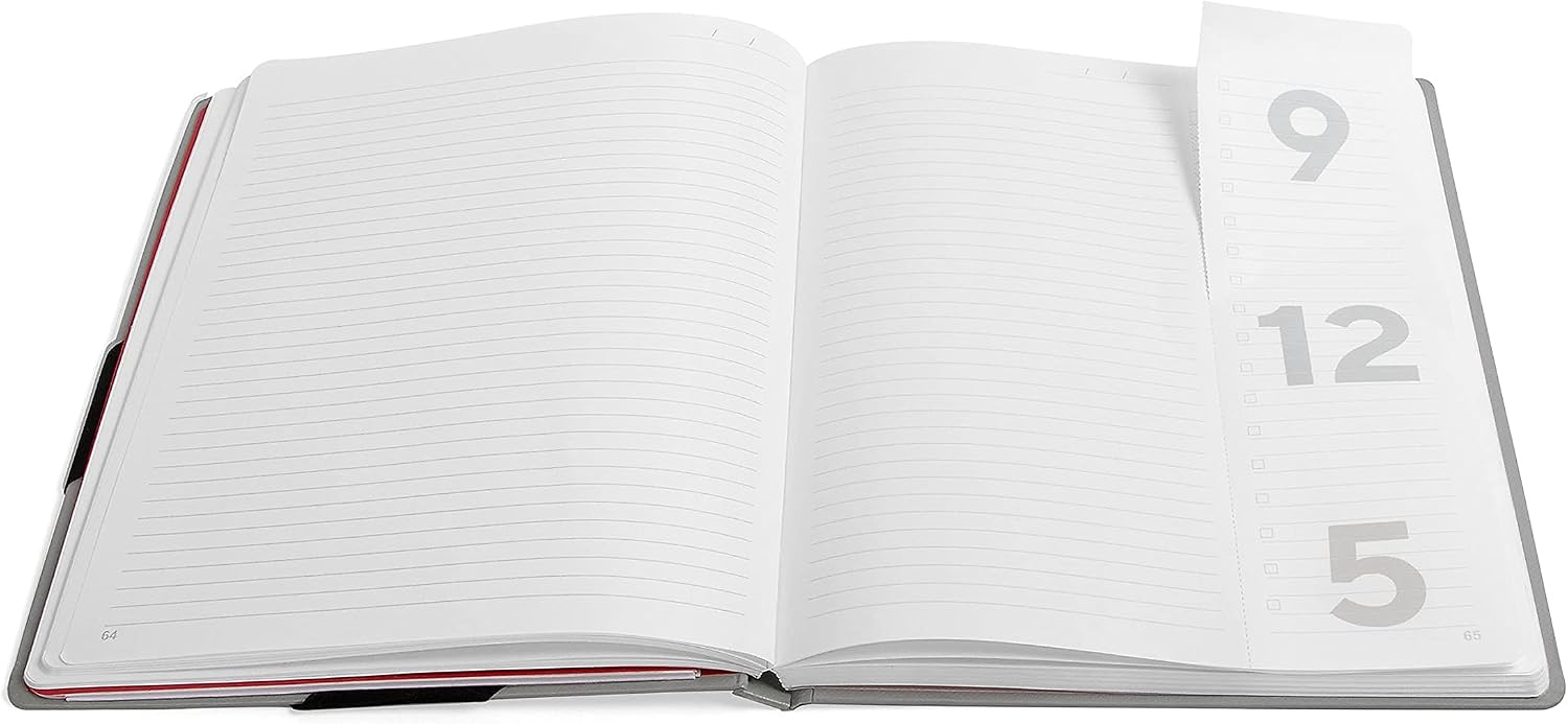 TRU RED Large Starter Journal, Gray – Ruled Writing Notebook
