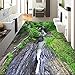 Benutzerdefinierte Tapete Badezimmer Grün Grand Canyon Wasser Bodenbelag Aufkleber Pvc Tragen Anti-Rutsch-Tapete Küche 3D Bodenbelag-150X105Cm Bodenbeläge 3D Bodenbeläge Pvc Selbstklebend Wallpaper