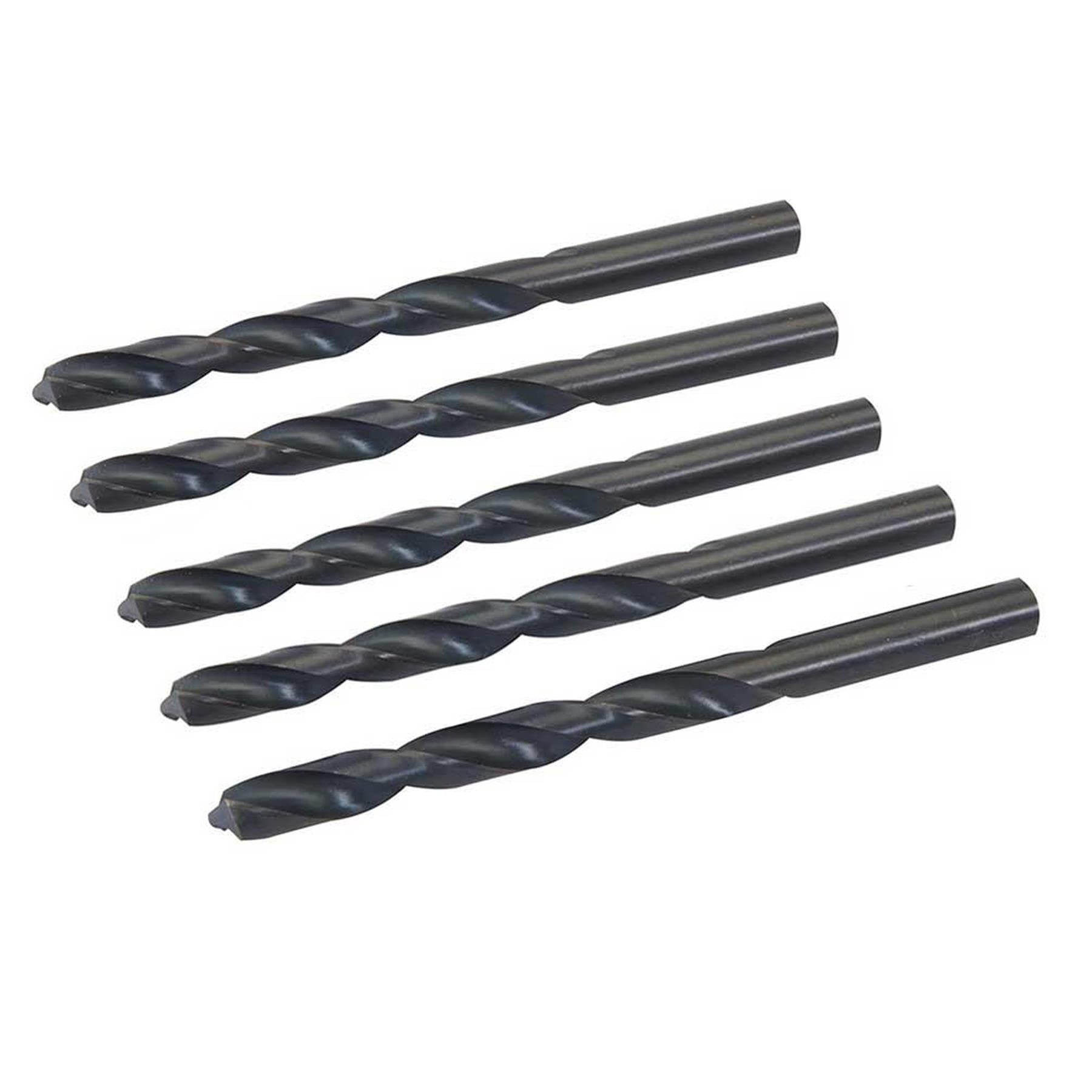 Dapetz ® 10Pcs x 8.5mm HSS Jobber Drill Bits, Black Twist Drill Bits for Stainless Steel Copper Aluminium Alloy Metal, Wood and Plastics DIN338
