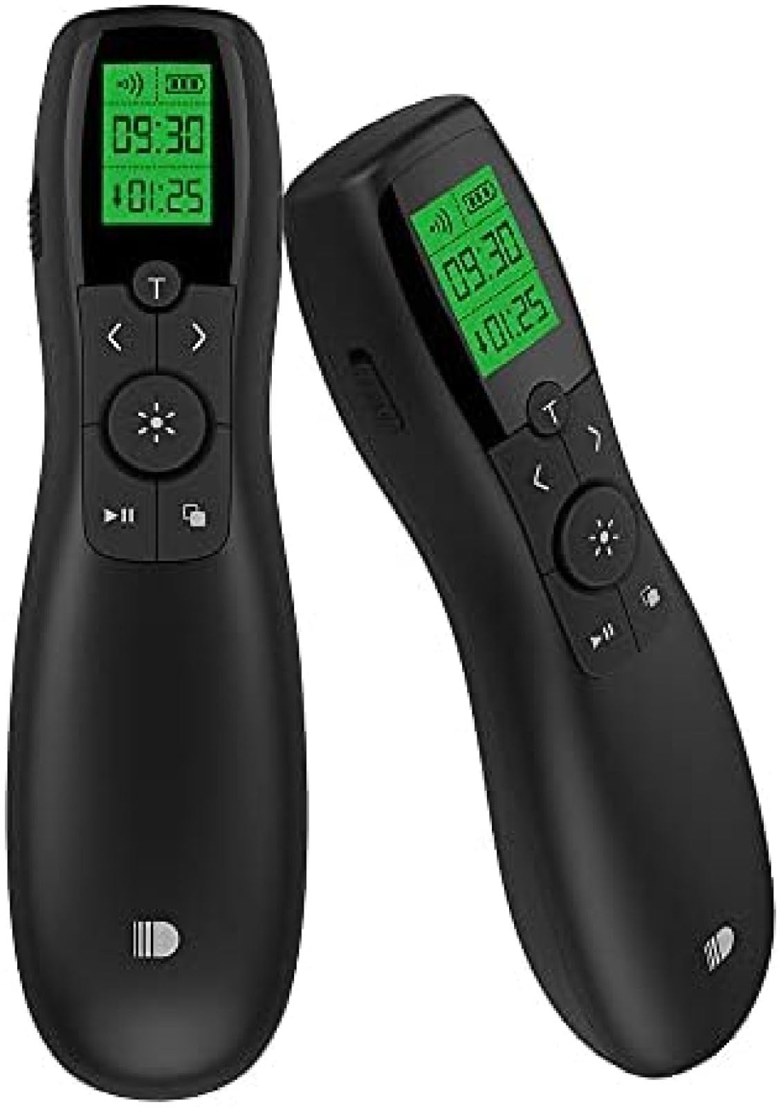 Wireless Presenter Remote, USB Presentation Remote Control with Green Laser Pointer For Mac/Win/Computer/Laptop,Enchanting12