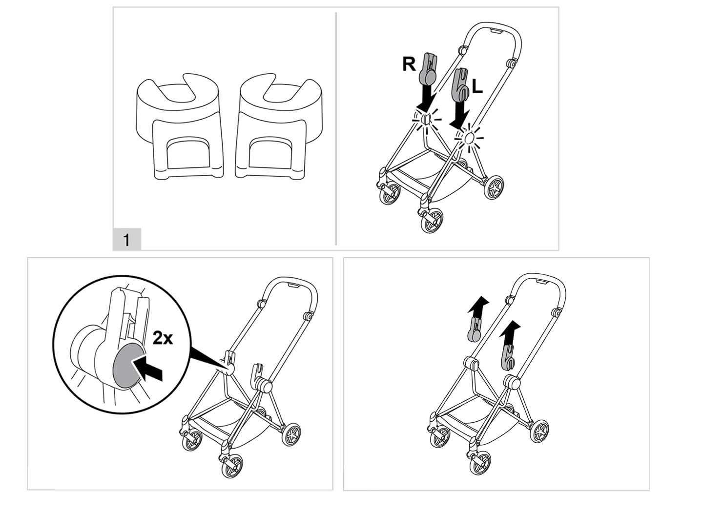 Cybex MIOS Autositz-Adapter Connect