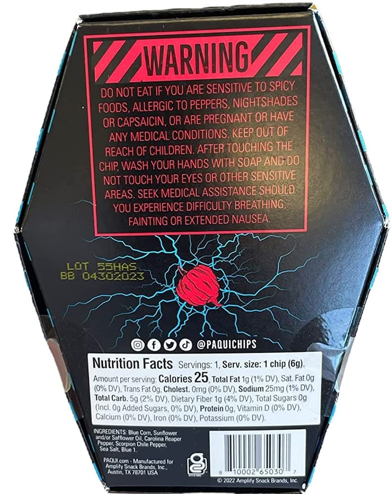 Buy Paqui Carolina Reaper Madness 2022 One Chip Challenge Tortilla