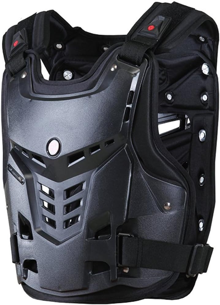 Knight Equipment Motocross Motorcycle Adult Chest Protector Vest Protector (Black)