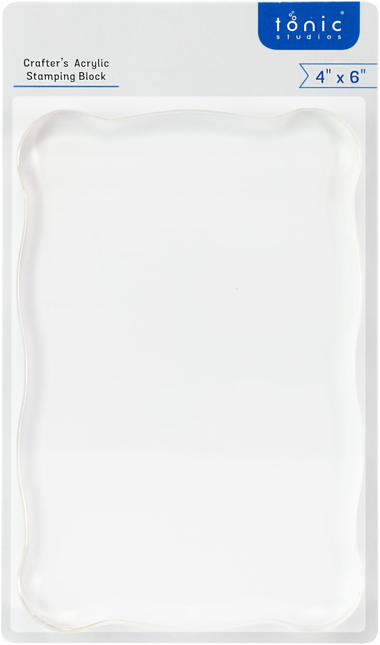 Tonic Studios Crafter's Acrylic Stamping Block - (4"x6")