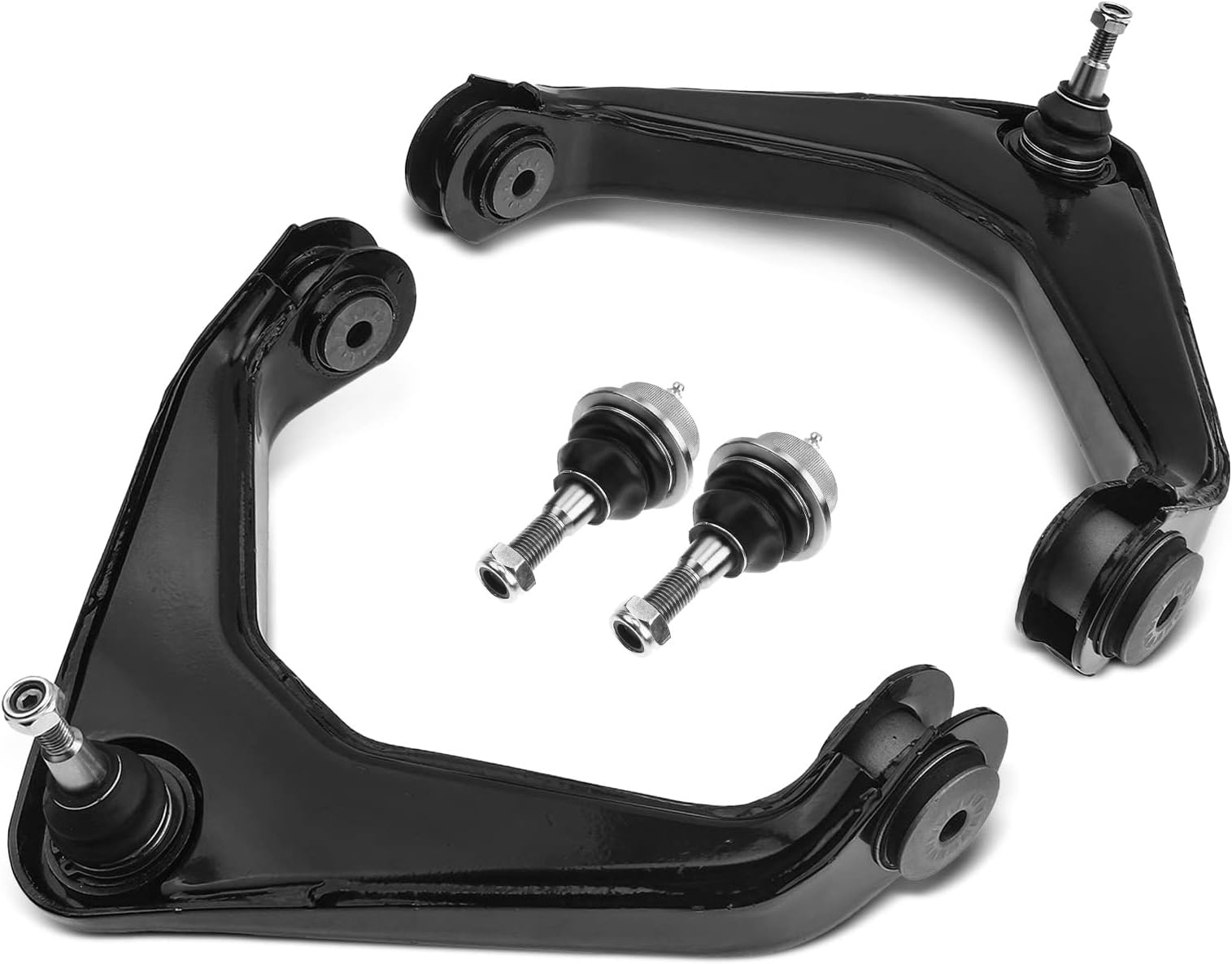 A-Premium 4Pcs Front Upper Control Arms Assembly and Lower Ball Joints Compatible with Chevrolet Silverado 1500 2500 3500 Suburban GMC Sierra Yukon XL Hummer H2