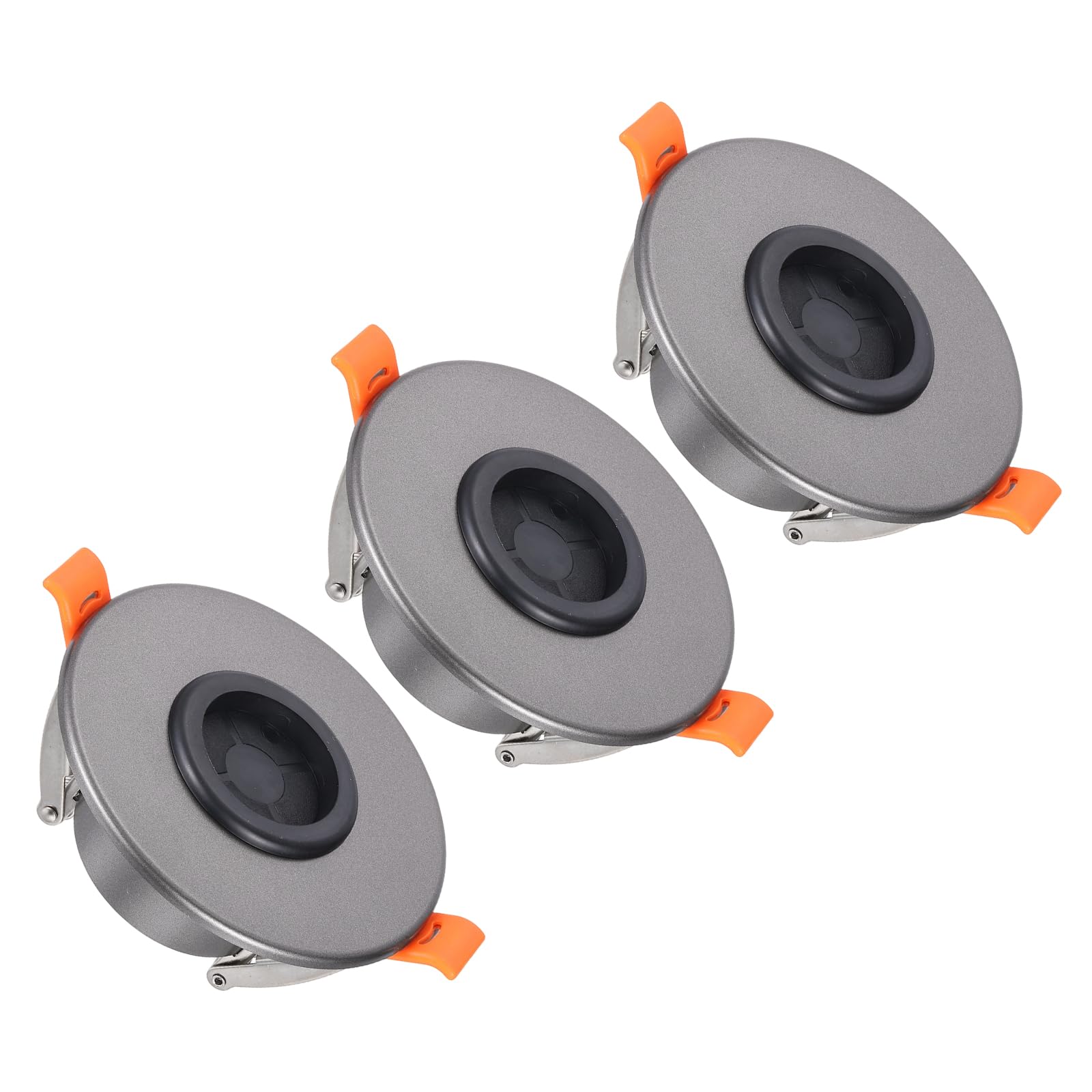 Kit de gestión de cables con cierre de resorte PATIKIL pasacables de pared gris oscuro 8