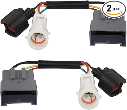 Tow Mirror Upgrade Adapters Harness Connectors w/Power Heat Set Replacements for Ford Excursion Super Duty Pickup Truck 1C3Z 14A411 AA
