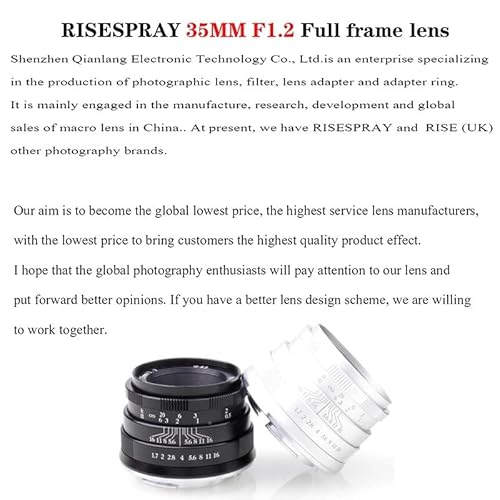 Lente fijo 35 mm F1.7 para montura Sony E - Fernando Cortés